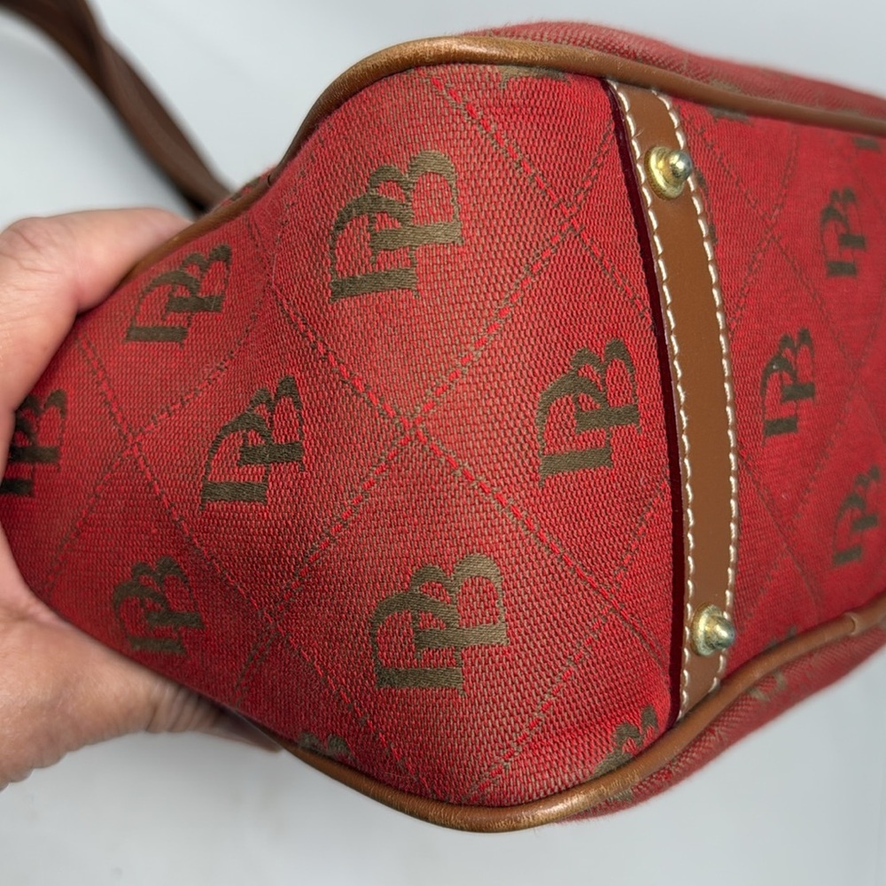 Dooney & Bourke Classic Monogram Canvas Leather Bag - Picture 10 of 16